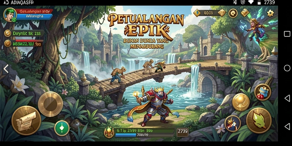 Gameplay 2739 yang menampilkan aksi petualangan mendebarkan.