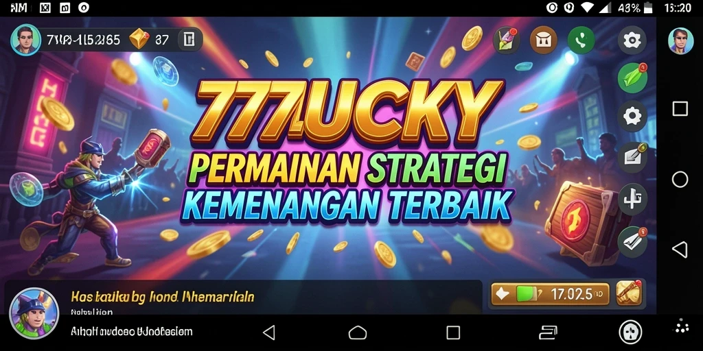 Screenshot gameplay <strong>777LUCKY</strong> menampilkan pertarungan strategis yang seru.