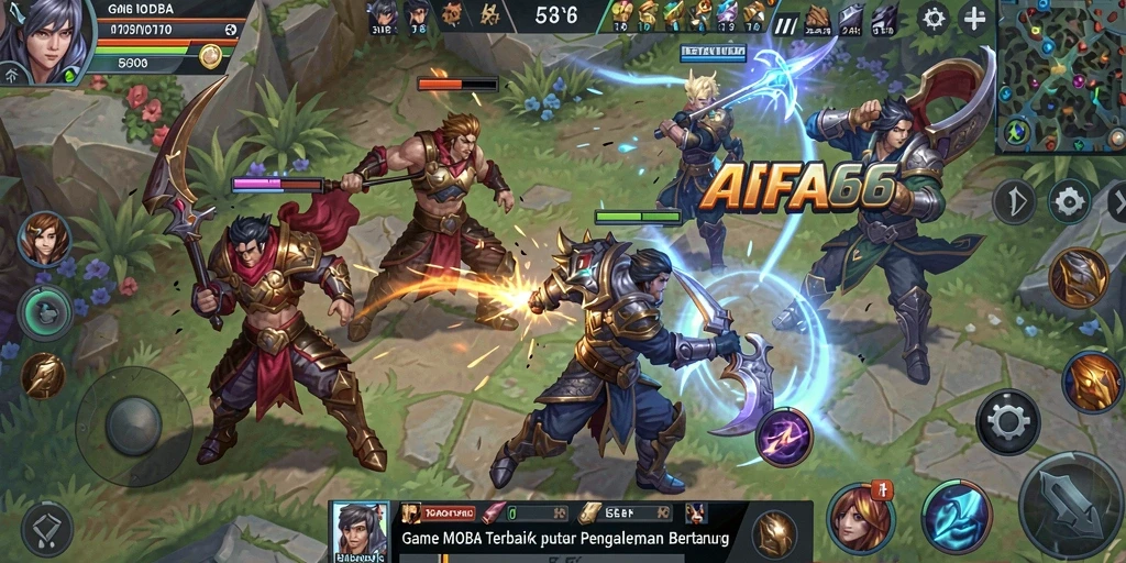 Gameplay seru AIFA66 dalam pertarungan tim yang mendebarkan.