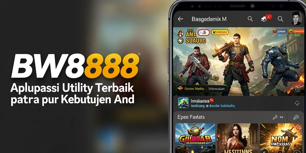 Tampilan utama BW888 dengan antarmuka yang menarik dan fungsional.