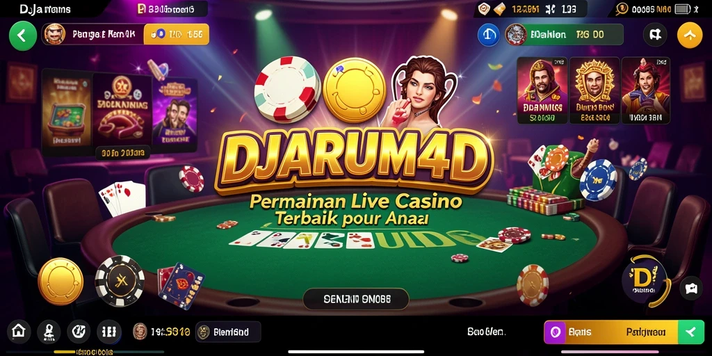 Tampilan gameplay DJARUM4D yang mendebarkan dan interaktif.