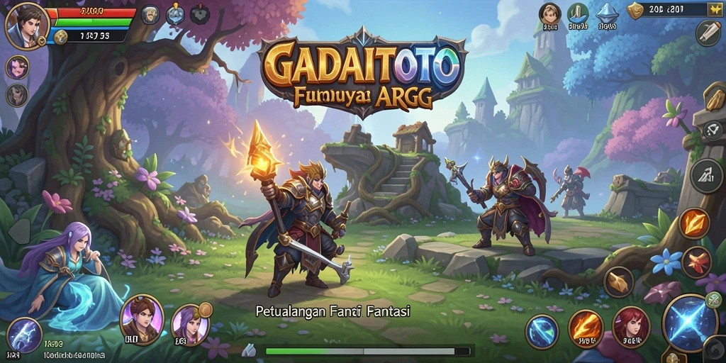 Tangkapan layar menunjukkan pertempuran mendebarkan di GADAITOTO.