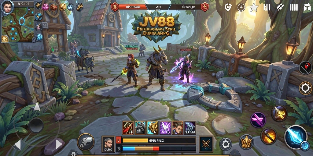 Gameplay seru dengan pertarungan epik dalam JV88.