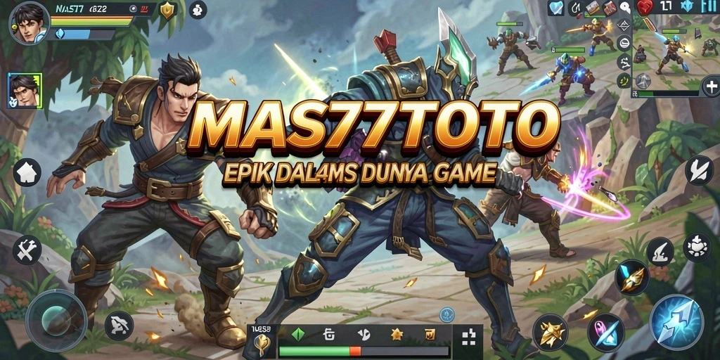 Tangkapan layar dari gameplay seru MAS77TOTO dengan pertarungan intens.