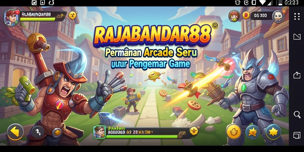 Tampilan gameplay seru RAJABANDAR88 saat pemain beraksi.