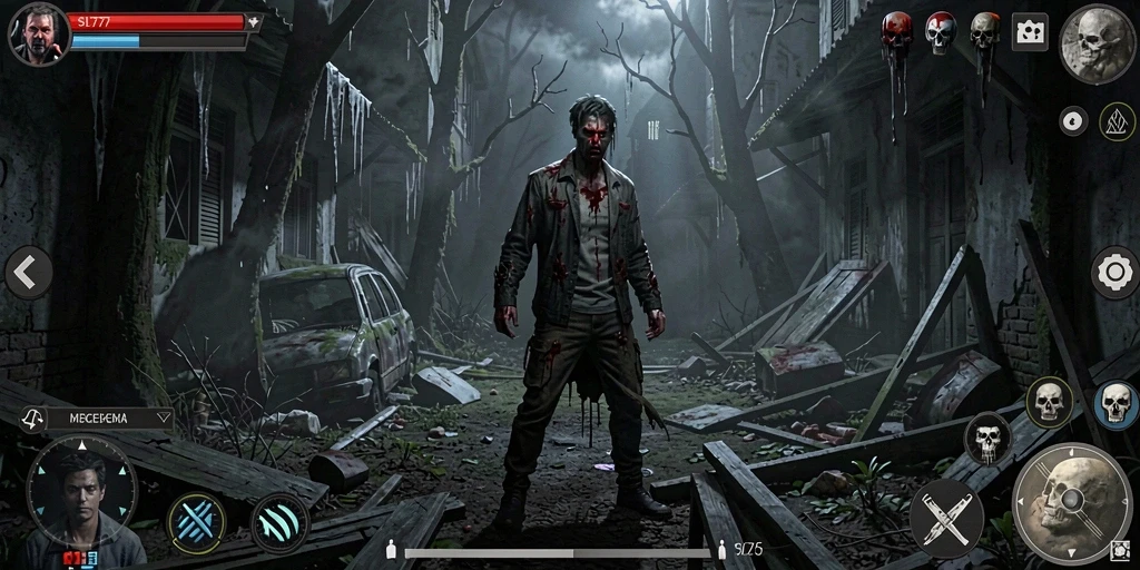 Screenshot menampilkan adegan menegangkan dari gameplay SL777.