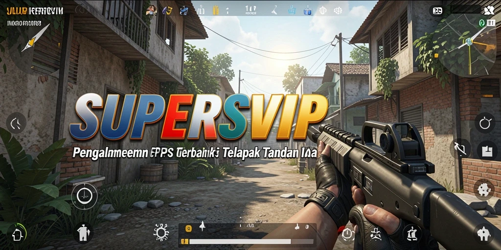 Tangkapan layar menunjukkan pertempuran seru di SUPERSVIP.