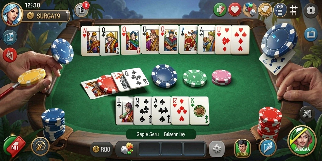 Tampilan gameplay SURGA19 yang seru dan interaktif.