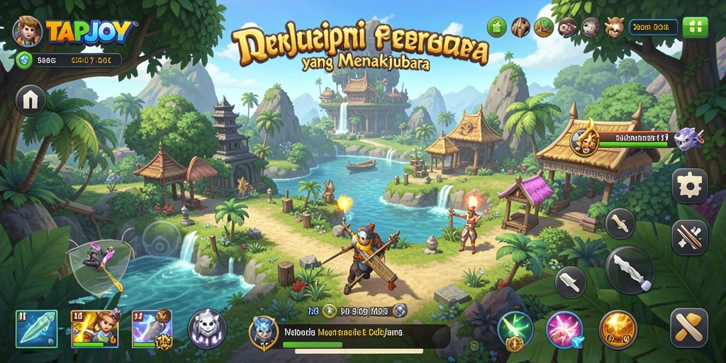 Gameplay menakjubkan dalam dunia terbuka yang luas dan penuh petualangan.