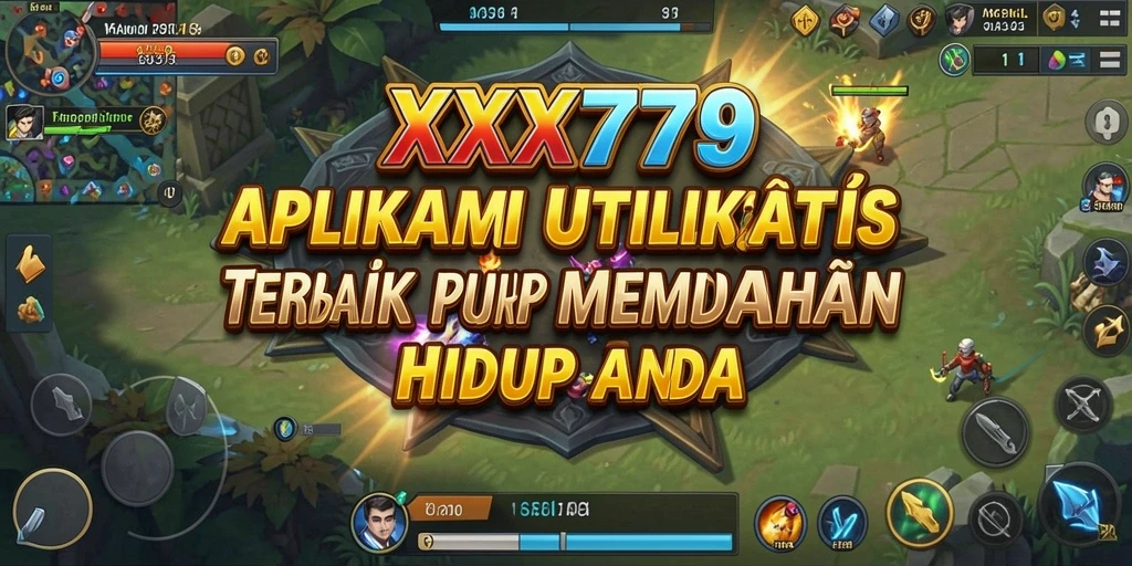 Tampilan utama aplikasi XXX777 yang sederhana dan fungsional.